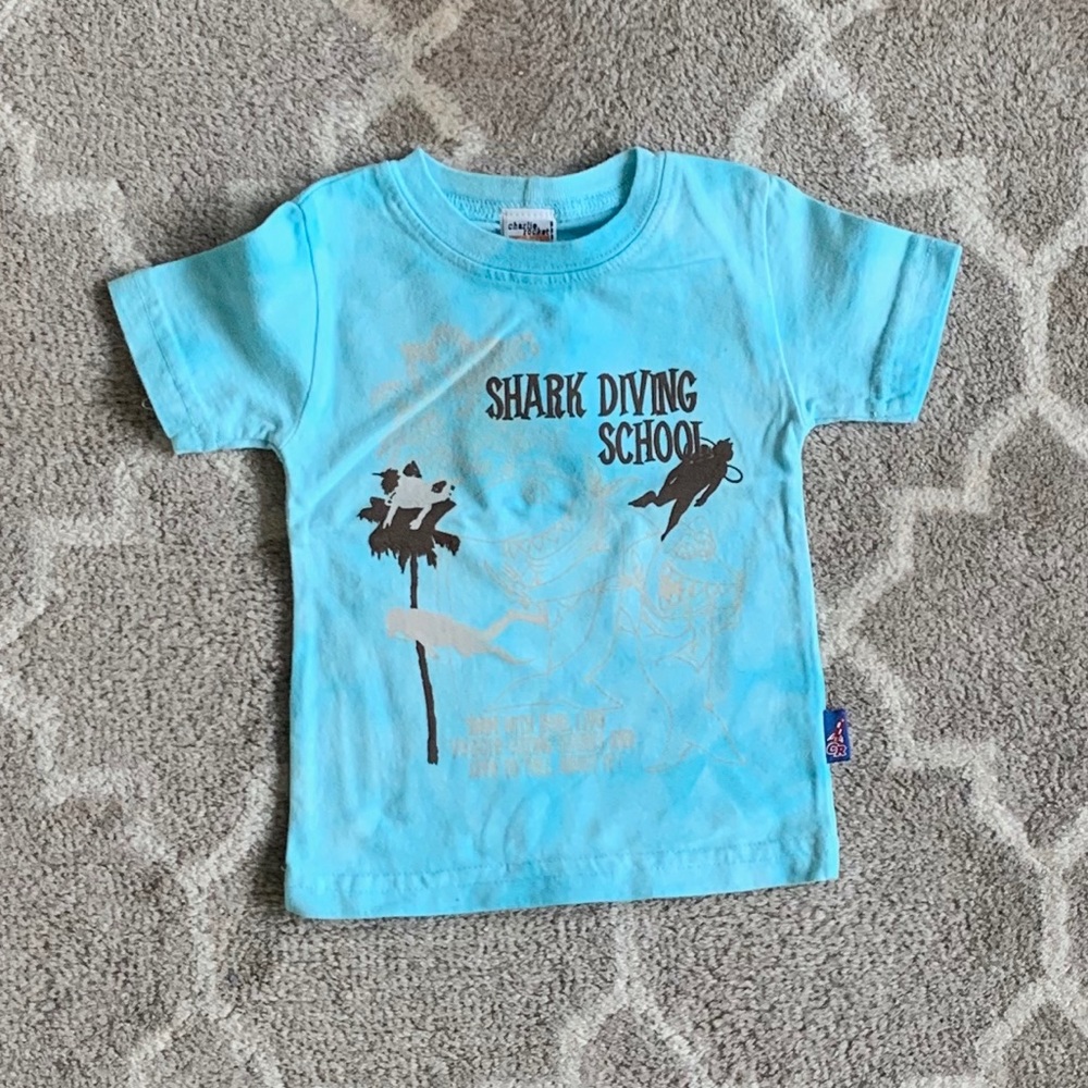 NWT Charlie Rocket tie dye t-shirt